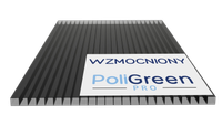 Poliwęglan komorowy ProBrand, WZMOCNIONY 1000x1050 dymny (szary) 4mm