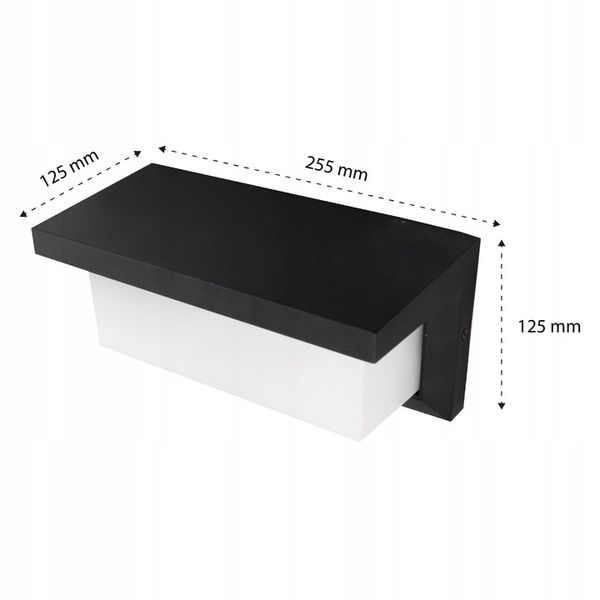 Lampa Oprawa elewacyjna Kinkiet ogrodowa LED SMD zdjęcie 8