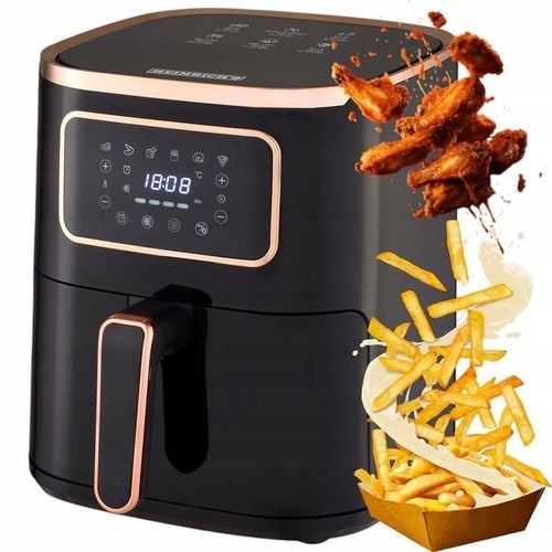 Duża BEZTŁUSZCZOWA FRYTKOWNICA Air Fryer 5L AIRFRYER 1450W 6 Programów na Arena.pl