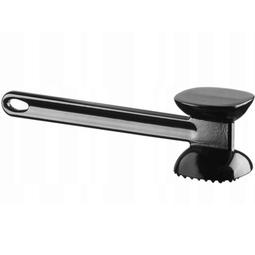 Tłuczek do mięsa dwustronny aluminiowy 255 x 65 x 70 mm - czarny na Arena.pl