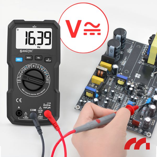 Multimetr Cyfrowy Miernik Prądu Elektryczny Tester LCD zdjęcie 7