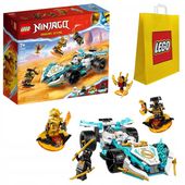 KLOCKI LEGO NINJAGO 71791 MOC ZANEA COLEA WYŚCIGÓWKA SPINJITZU NOWE + TORBA