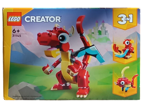 Klocki Lego Creator 3w1 - Czerwony smok 31145 na Arena.pl