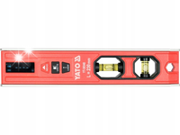 POZIOMNICA TORPEDO Z DALMIERZEM LASEROWYM 230MM LED ABS 10M MAGNES USB-C