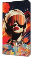 Obraz 30x60cm Retrofuturystyczna Muza