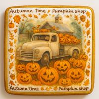 CIASTKO LUKROWANE HALLOWEEN ATACK ROZ.S POZIOM RĘCZNIE ROBIONE