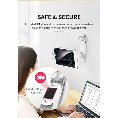 ROCK UNIVERSAL STAND HOLDER SMARTPHONE & TABLET SILVER na Arena.pl