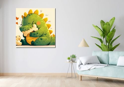 Obraz 100x100cm Uroczy Dinozaur na Arena.pl