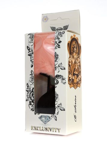 plug jewellery silicon plug   bunny tail   black peach na Arena.pl