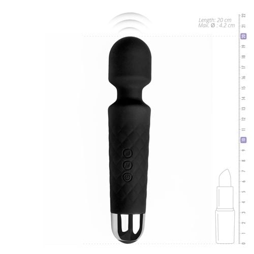 wibrator mini różdżka easytoys   czarny na Arena.pl