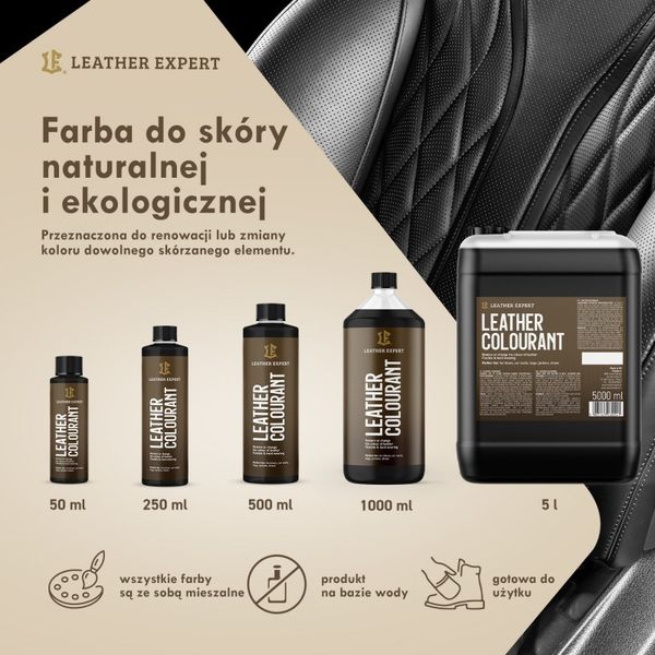 leather expert colourant - mustard farba do skóry naturalnej zdjęcie 3