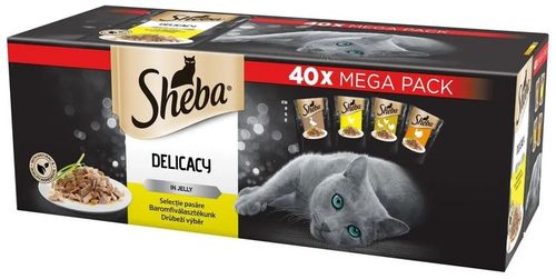 SHEBA Nature's Collection Drobiowe Smaki karma dla kota w galaretce 40x85g na Arena.pl