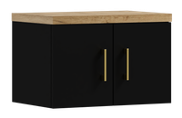 Szafka łazienkowa wisząca pod umywalkę MARKUS 80 czarna (W7)