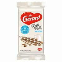 GERARD ZEBRA 160G RURKA WAFLOWA KAKAOWA Z KREMEM ŚMIETANKOWYM