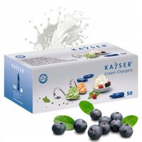 Naboje do Bitej Śmietany Syfonu N2O 50 Sztuk 7,5g Kayser