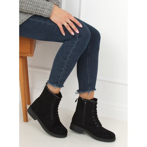Botki workery sznurowane czarne E2002 Black r.39 na Arena.pl