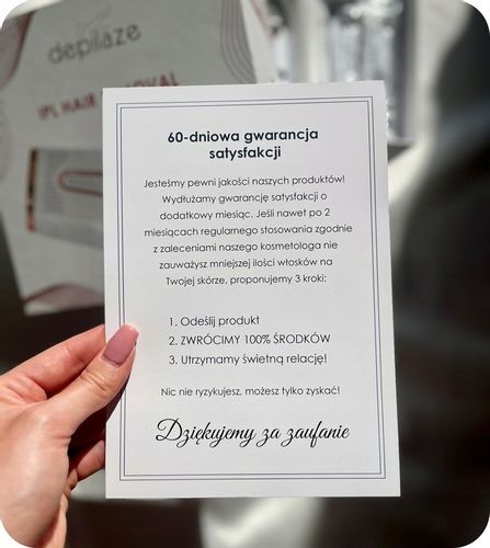 Depilator IPL bezbolesny Depilaze bikini + pudełko na depilator laserowy na Arena.pl