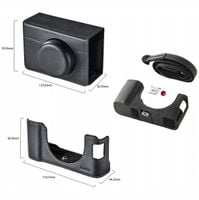 SmallRig 5622 skórzane etui z pasem CZARNE