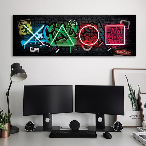 Emaga Obraz na płótnie, Kontroler abstrakcja - 150x50 na Arena.pl