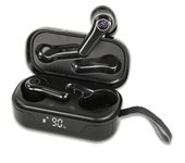 Słuchawki bezprzewodowe Air Bass Pro 18 czarne zestaw powerbank