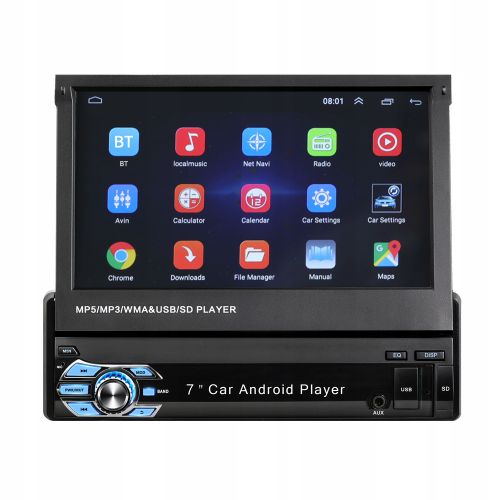 Radio samochodowe 1DIN MULTIMEDIALNE 7 cali ANDROID 12 BT kamera na Arena.pl
