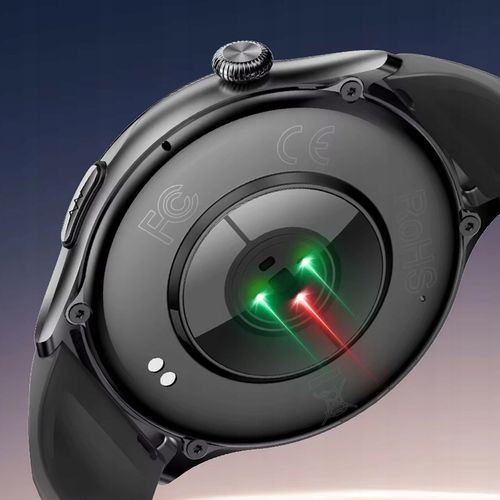 Smartwatch z Pomiarem Glukozy, EKG, HRV, Temperatura, 2 Paski w Zestawie na Arena.pl