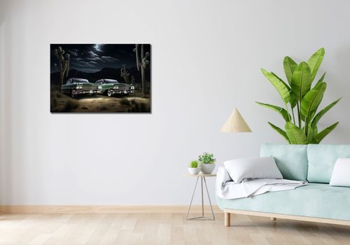 Obraz 90x60cm Nostalgiczne Spotkanie na Arena.pl