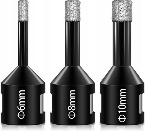 OTWORNICA DIAMENTOWA KORONKA WIERTŁO 6 8 10 35 68mm ADAPTER M14 DO GRESU na Arena.pl