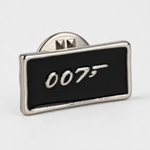 James Bond | 3 cm | Metal | Przypinka Filmowa | 007