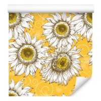 Tapeta do kuchni kwiaty słoneczniki wzory plamy