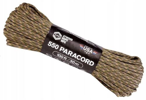 Linka ATWOOD ROPE 550 PARACORD 30m - Camouflage na Arena.pl