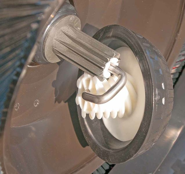 HAAGA STARMIX 255 ZAMIATARKA RĘCZNA PROWADZONA URZĄDZENIE SPRZĄTAJĄCE Z SYSTEMEM TURBO 55cm KLASA PREMIUM EWIMAX-OFICJALNY DYSTRYBUTOR - AUTORYZOWANY DEALER HAAGA zdjęcie 10