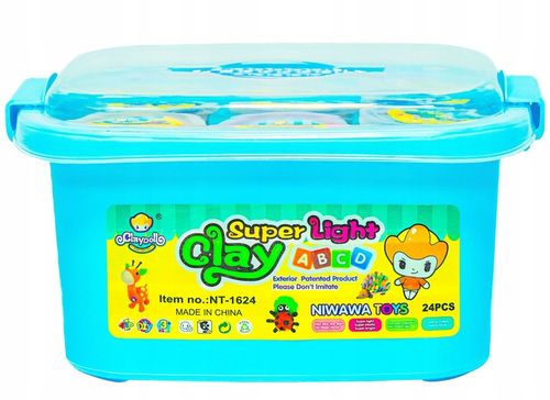 2x Magiczna Plastelina PIANKOLINA MASA POLIMEROWA 24SZT +WALIZKA +AKCESORIA na Arena.pl