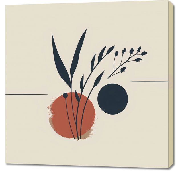 Obraz 90x90cm Botaniczna Barwa zdjęcie 1