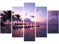 OBRAZ MAGICZNY ZACHÓD SŁOŃCA MALEDIWACH