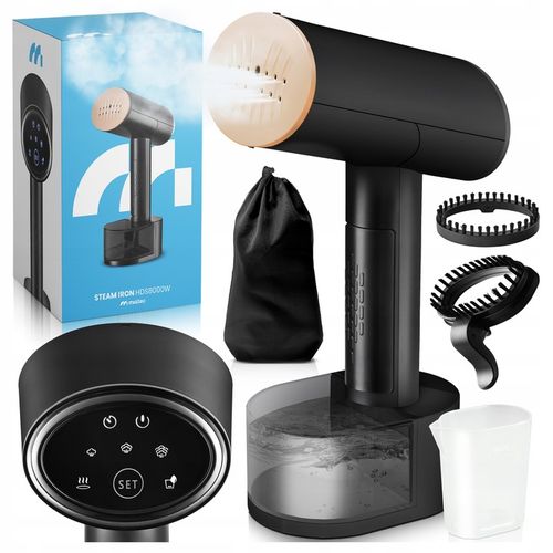 PAROWNICA DO UBRAŃ ŻELAZKO PAROWE STEAMER ZESTAW KLIPS ETUI 2000W na Arena.pl