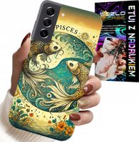 ETUI DO SAMSUNG GALAXY S22 - ZNAK ZODIAKU, RYBA ASTRONOMIA + FOLIA