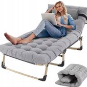 ŁÓŻKO z materacem podsuszką TURYSTYCZNE ŁÓŻKO SKŁADANE ŁÓŻKO POLOWE