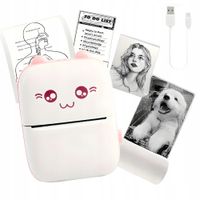 Drukarka Dla Dzieci Mini Termiczna Do Zdjęć/Etykiet +1 Rolek Gratis TSG-360