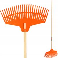 GRABIE Z DREWNIANYM TRZONKIEM DO LIŚCI TRAWY 160cm