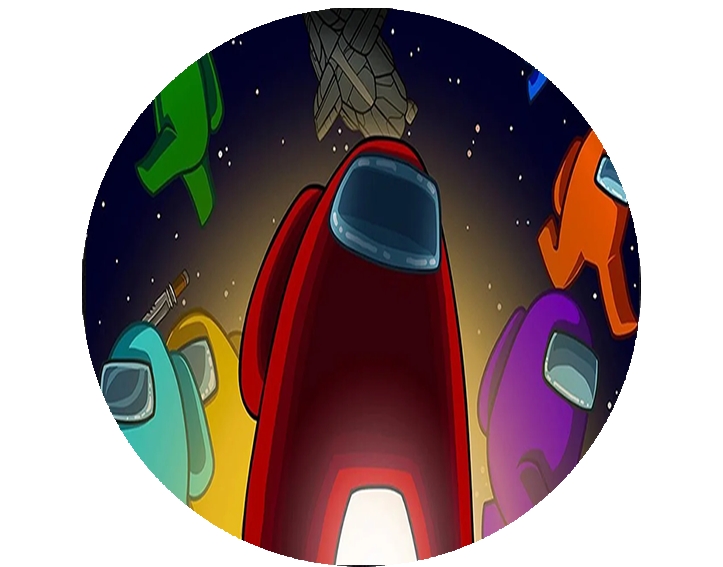 Opłatek na tort Among Us zdjęcie 1