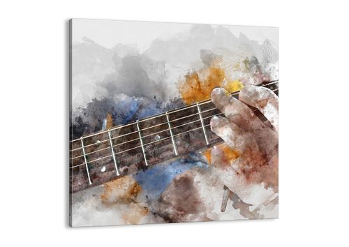 Obraz Na Płótnie - Muzyka Gitara Artysta - 30X30 Cm - Ac30X30-3448 na Arena.pl