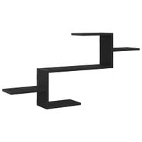 Półka ścienna, czarny dąb, 104x15x49cm, materiał drewnopochodny