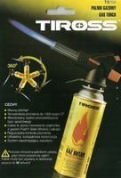 Palnik gazowy + kartusz 227g lutlampa lutownica TIROSS