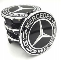MERCEDES DEKIELKI na felgi zaślepki felg KAPSLE kołpaczki MERCEDES 75mm 4sz