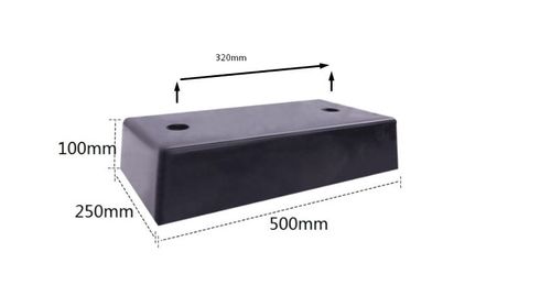 Odboje gumowe do ramp przeładunkowych 50cm OR-532U na Arena.pl