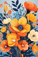Plakat 61x90,5cm Kwiatowy Majestat