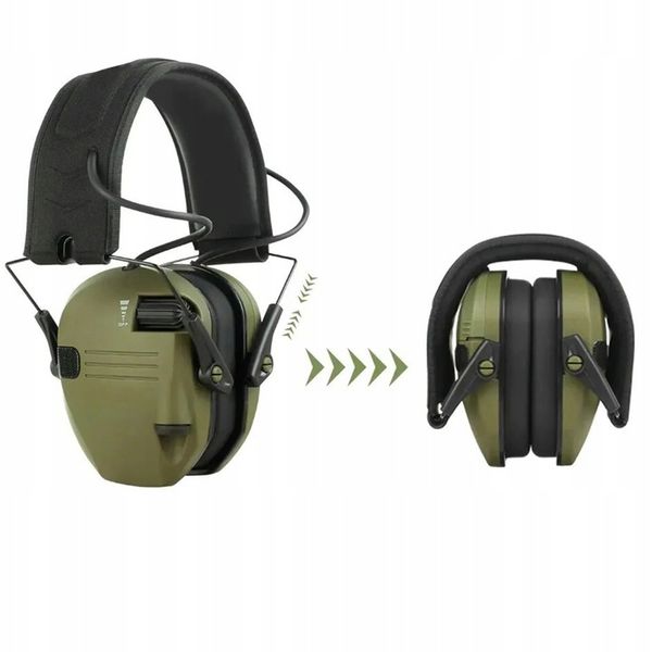 SŁUCHAWKI STRZELECKIE OCHRONNIKI SŁUCHU TAKTYCZNE REDUKCJA HAŁASU zdjęcie 12