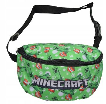 nerka MINECRAFT saszetka regulowany pas LOGO CREEPER TNT zdjęcie 3