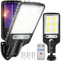 LAMPA SOLARNA LATARNIA ULICZNA CZUJNIK RUCHU + PILOT